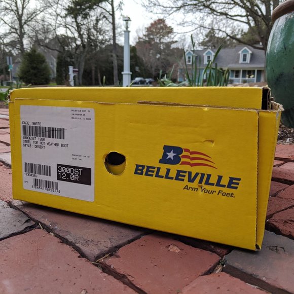 Belleville 300 DST Men's Steel Toe Hot Weather Boots Size 12.0R Desert - Picture 7 of 16